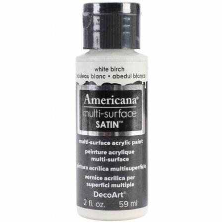 DECO ART Deco Art DA5-30-01 Americana Multi-Surface Satin Acrylic Paint 2oz-White Birch DA5-30-01